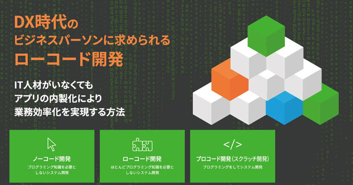 DX時代のビジネスパーソンに求められるローコード開発 動画